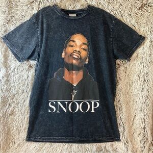 Y2K Cross Colours mens small Snoop Dogg T-shirt Graphic Print acid‎ washed